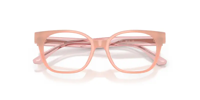 Bambino Emporio Armani EK3014U 6387 Montature da vista Acetato Rosa Trasparente Cat Eye Normale miniatura 2