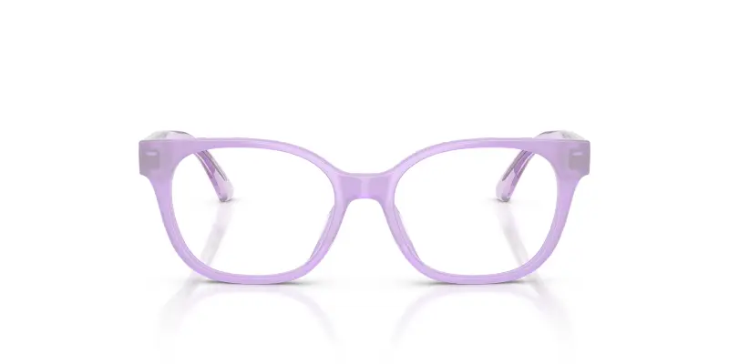 Bambino Emporio Armani EK3014U 6388 Montature da vista Acetato Viola Trasparente Cat Eye Normale miniatura 3