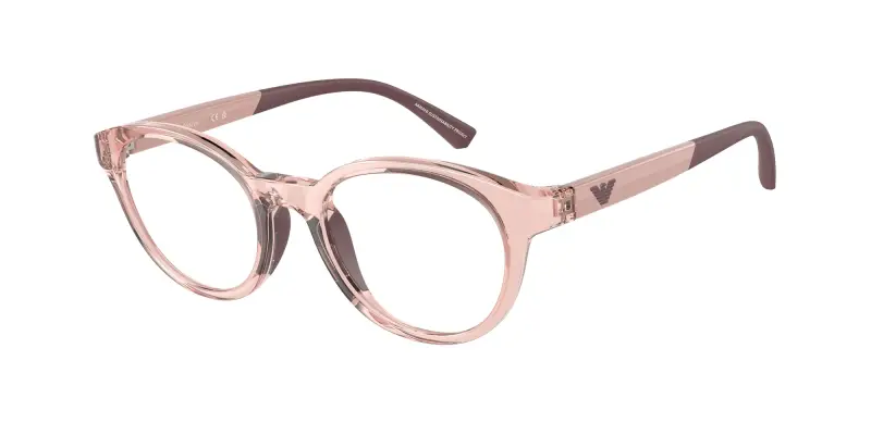 Bambino Emporio Armani EK3205 5544 Montature da vista Iniettato Rosa Pantos Normale