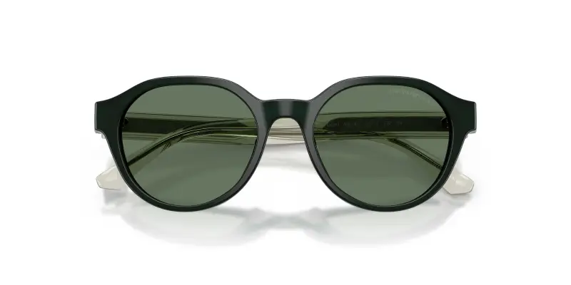 Bambino Emporio Armani EK4008U 638182 Occhiali da sole Acetato Verde Verde Pantos Normale miniatura 2