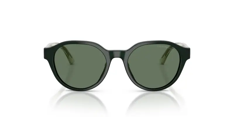 Bambino Emporio Armani EK4008U 638182 Occhiali da sole Acetato Verde Verde Pantos Normale miniatura 3