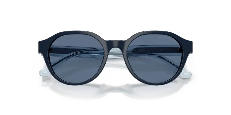 Bambino Emporio Armani EK4008U 638280 Occhiali da sole Acetato Blu Blu Pantos Normale miniatura 2