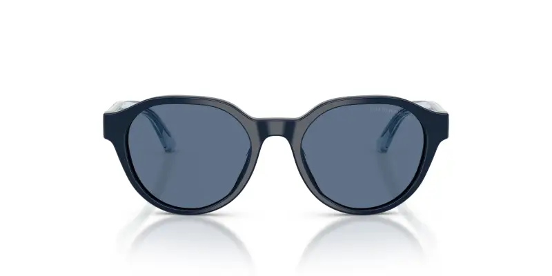 Bambino Emporio Armani EK4008U 638280 Occhiali da sole Acetato Blu Blu Pantos Normale miniatura 3