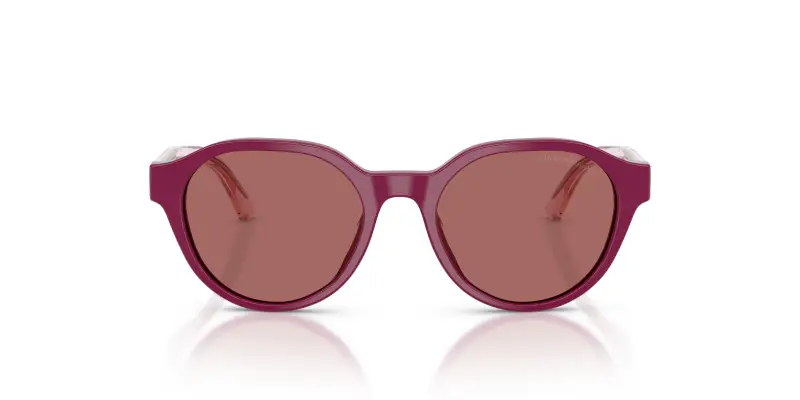 Bambino Emporio Armani EK4008U 638369 Occhiali da sole Acetato Viola Viola Pantos Normale miniatura 3