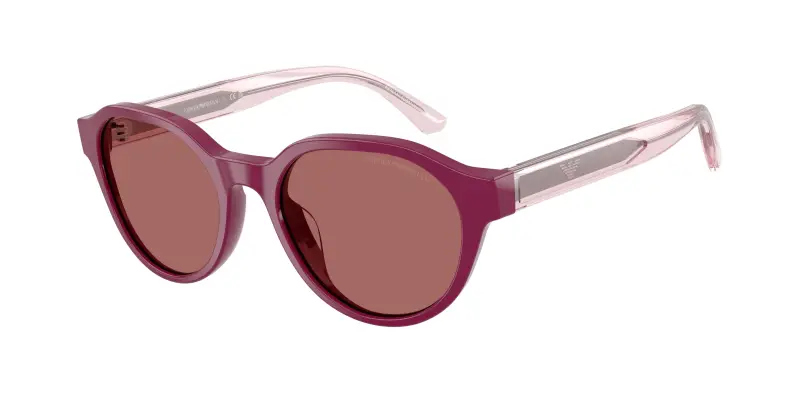 Bambino Emporio Armani EK4008U 638369 Occhiali da sole Acetato Viola Viola Pantos Normale