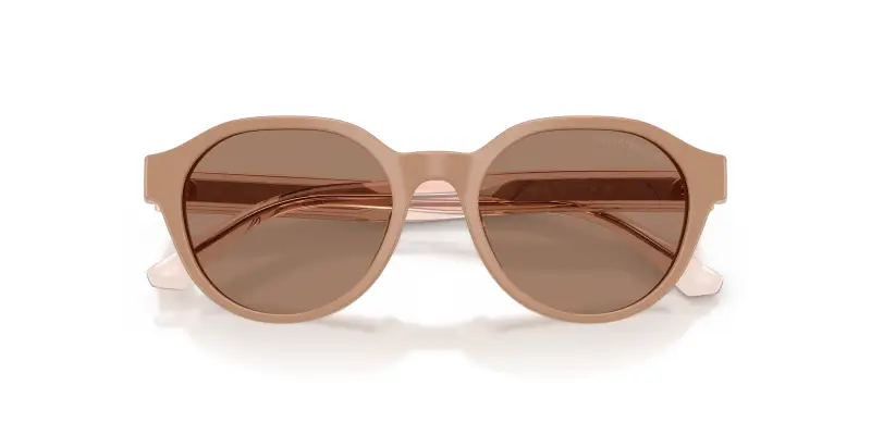 Bambino Emporio Armani EK4008U 638473 Occhiali da sole Acetato Marrone Marrone Pantos Normale miniatura 2
