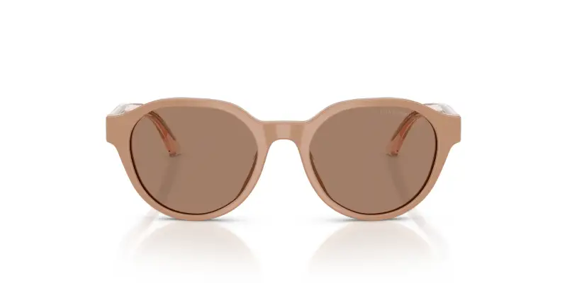Bambino Emporio Armani EK4008U 638473 Occhiali da sole Acetato Marrone Marrone Pantos Normale miniatura 3