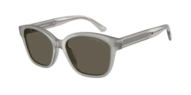 Bambino Emporio Armani EK4009U 638693 Occhiali da sole Acetato Grigio Marrone Cat Eye Normale