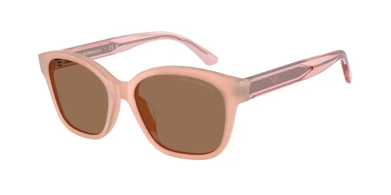 Bambino Emporio Armani EK4009U 638773 Occhiali da sole Acetato Rosa Marrone Cat Eye Normale