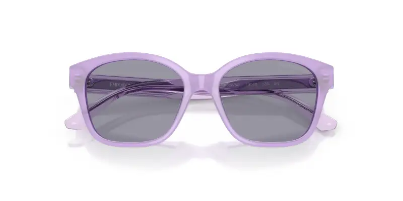 Bambino Emporio Armani EK4009U 638880 Occhiali da sole Acetato Viola Blu Cat Eye Normale miniatura 2