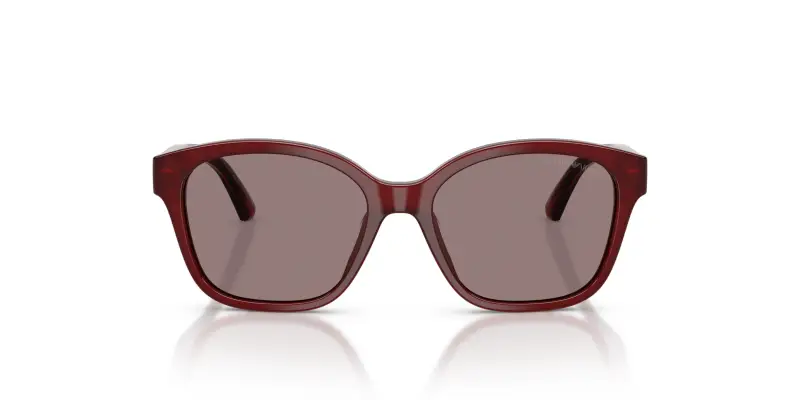 Bambino Emporio Armani EK4009U 63897N Occhiali da sole Acetato Rosso Viola Cat Eye Normale miniatura 3