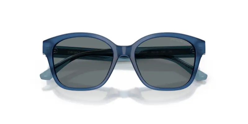 Bambino Emporio Armani EK4009U 639080 Occhiali da sole Acetato Blu Blu Cat Eye Normale miniatura 2