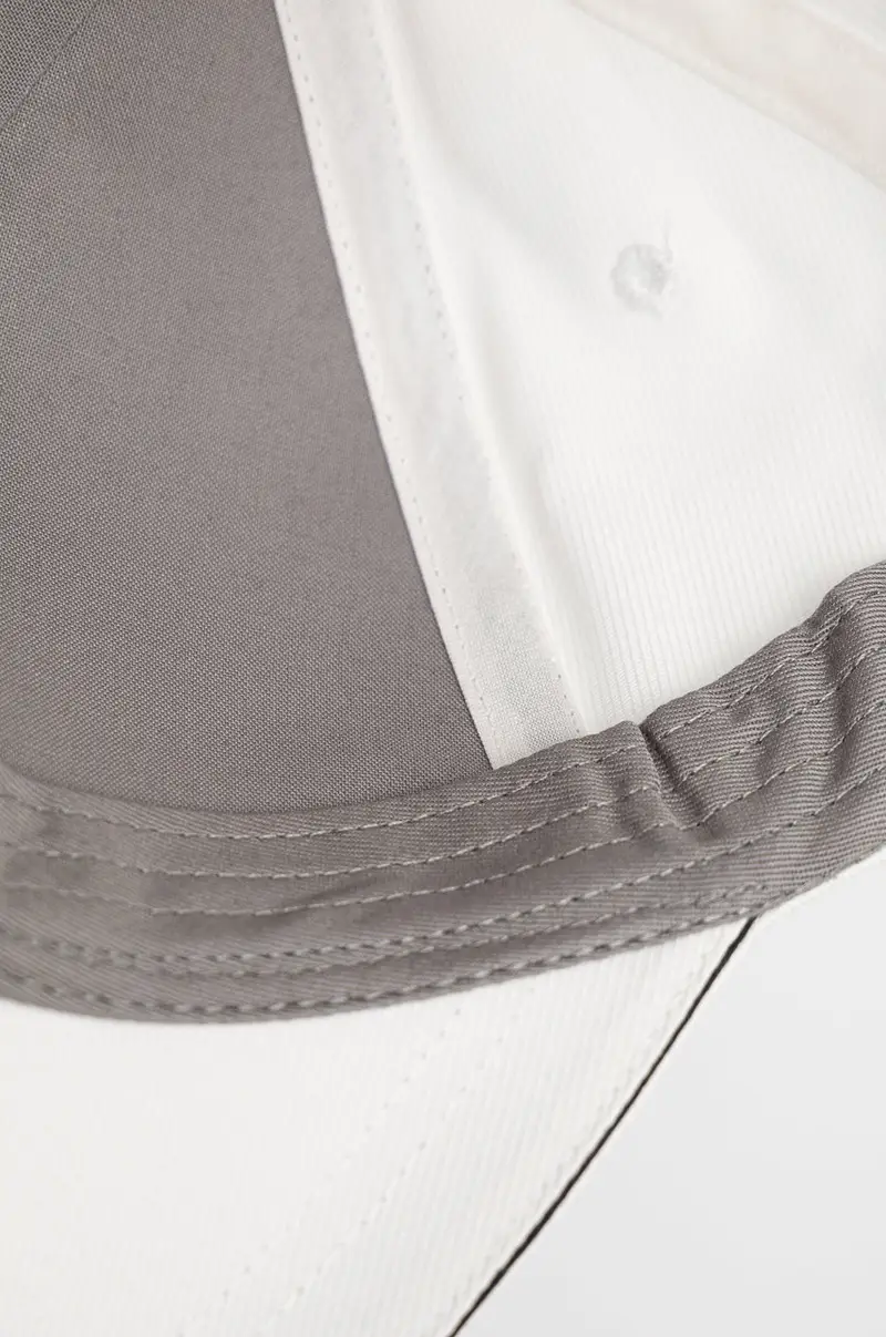 berretto in cotone Bianco miniatura 4