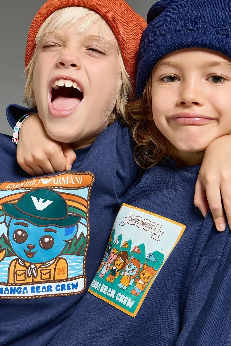 berretto in lana colore blu navy EB000677 AF18838 miniatura 5