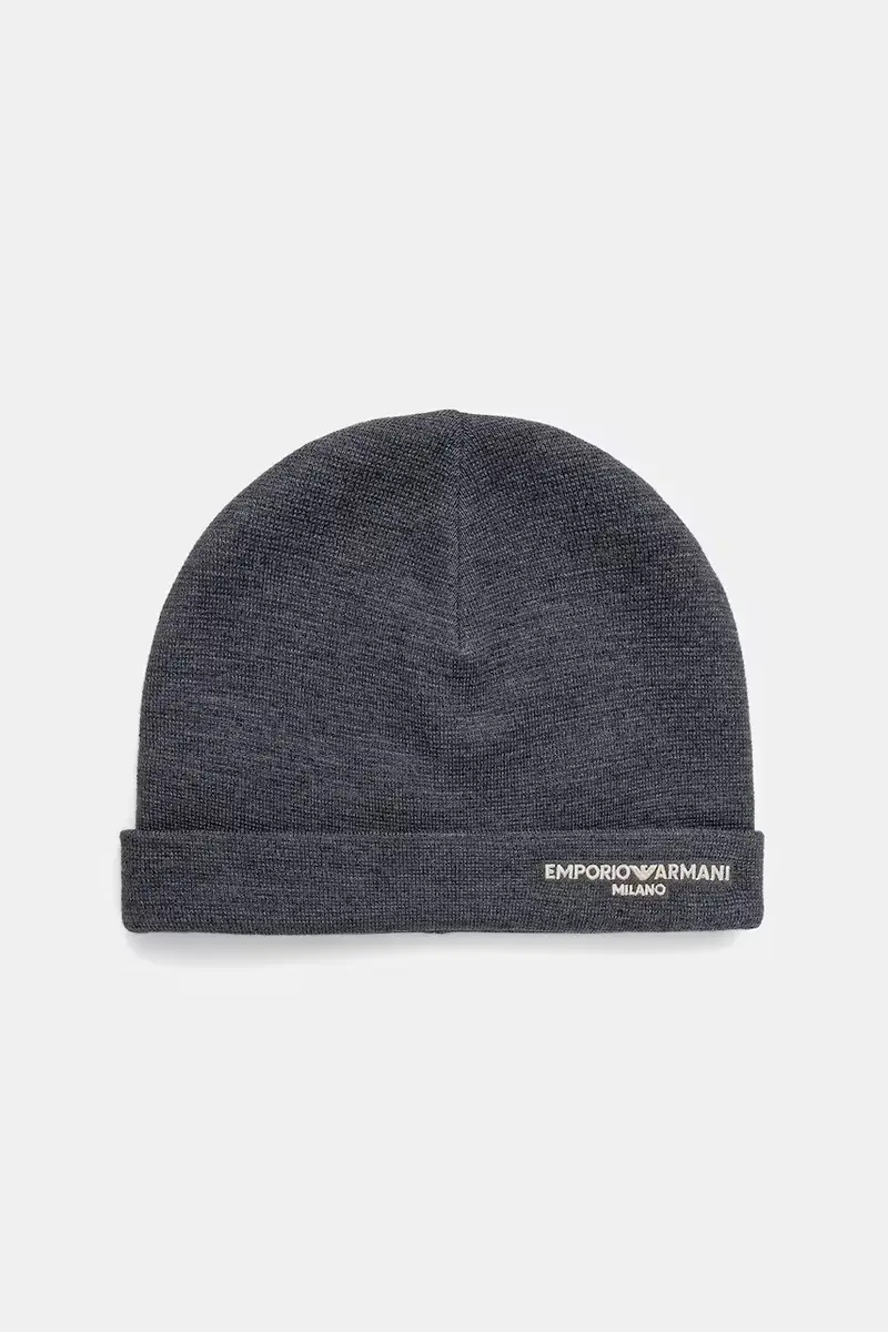 berretto in lana colore grigio EM002715 AF18241