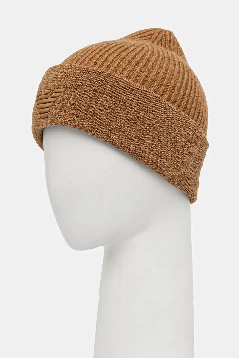 berretto in lana colore verde EM003750 AF19896 miniatura 2