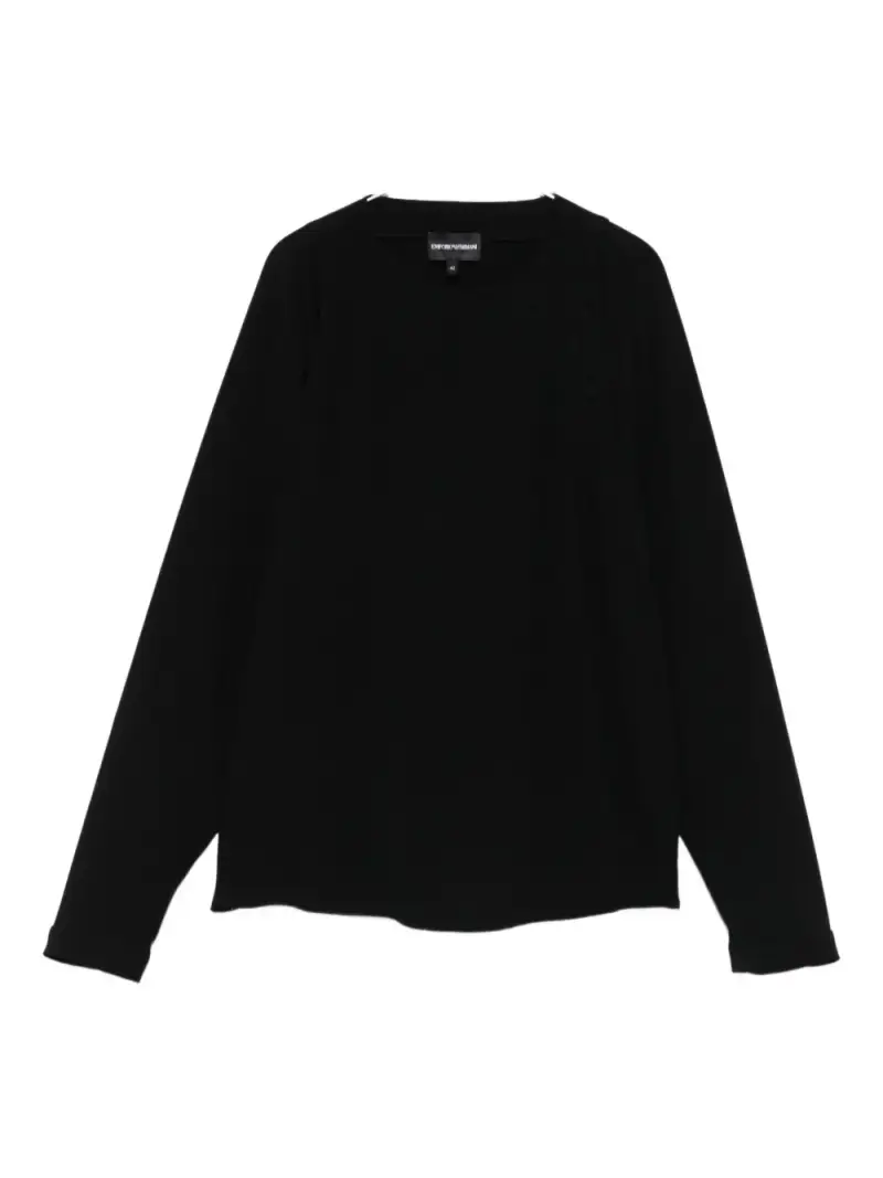 blusa emporio armani NERO miniatura 3