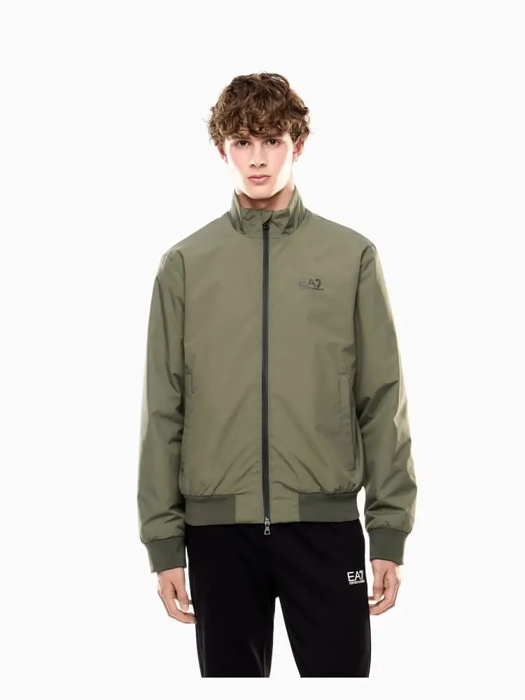 bomber core identity in tessuto tecnico verde militare miniatura 2