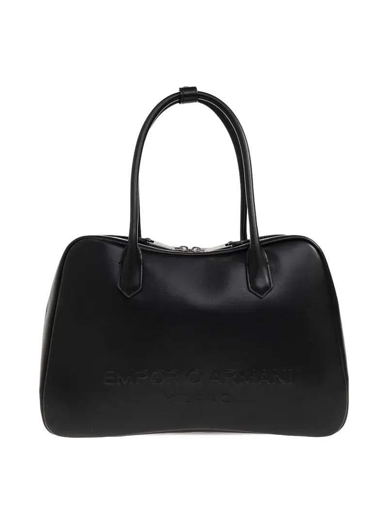 Borsa a tracolla in pelle Nero