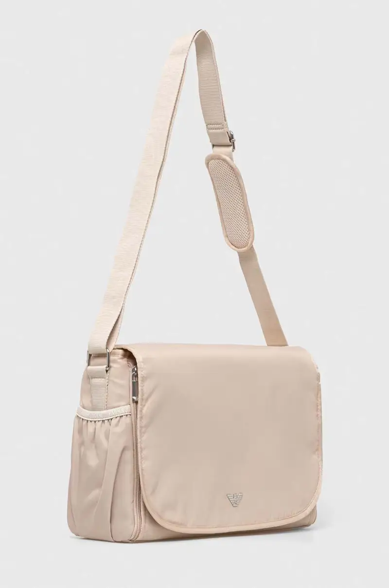borsa da passeggino con fasciatoio Beige miniatura 3