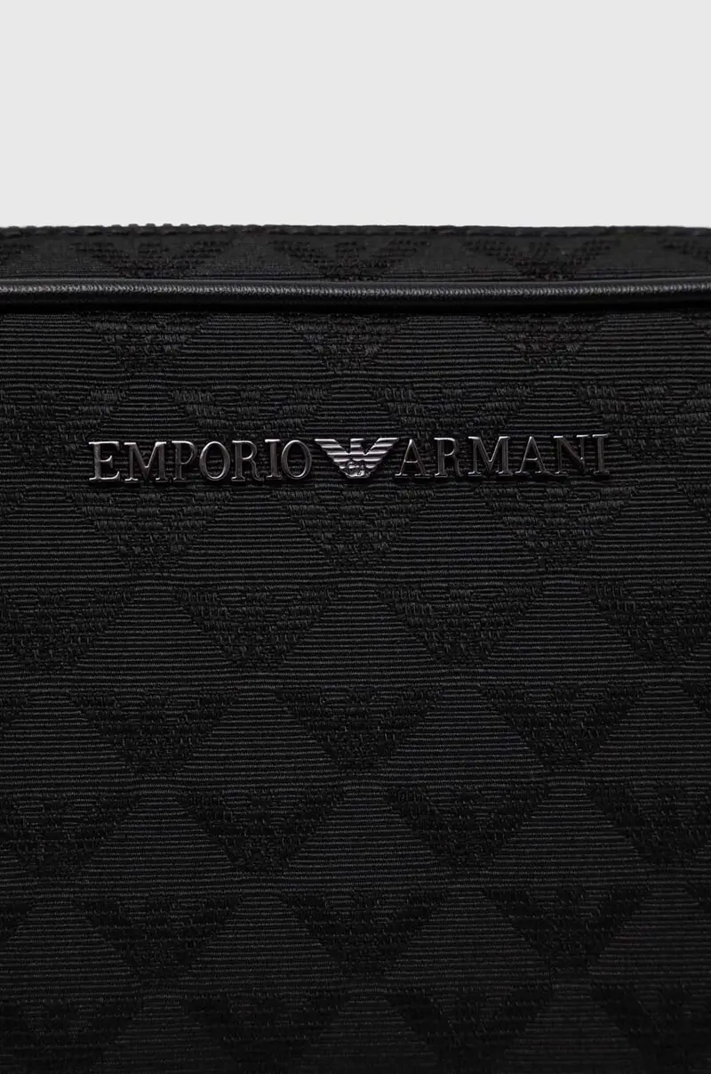 borsa da toilette Nero miniatura 4