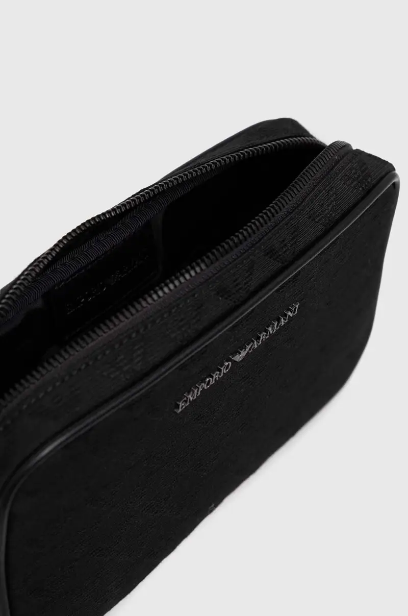 borsa da toilette Nero miniatura 5