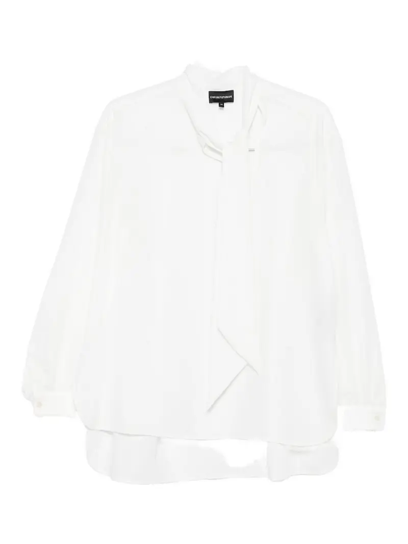 Bow-Tie Blouse Bianco