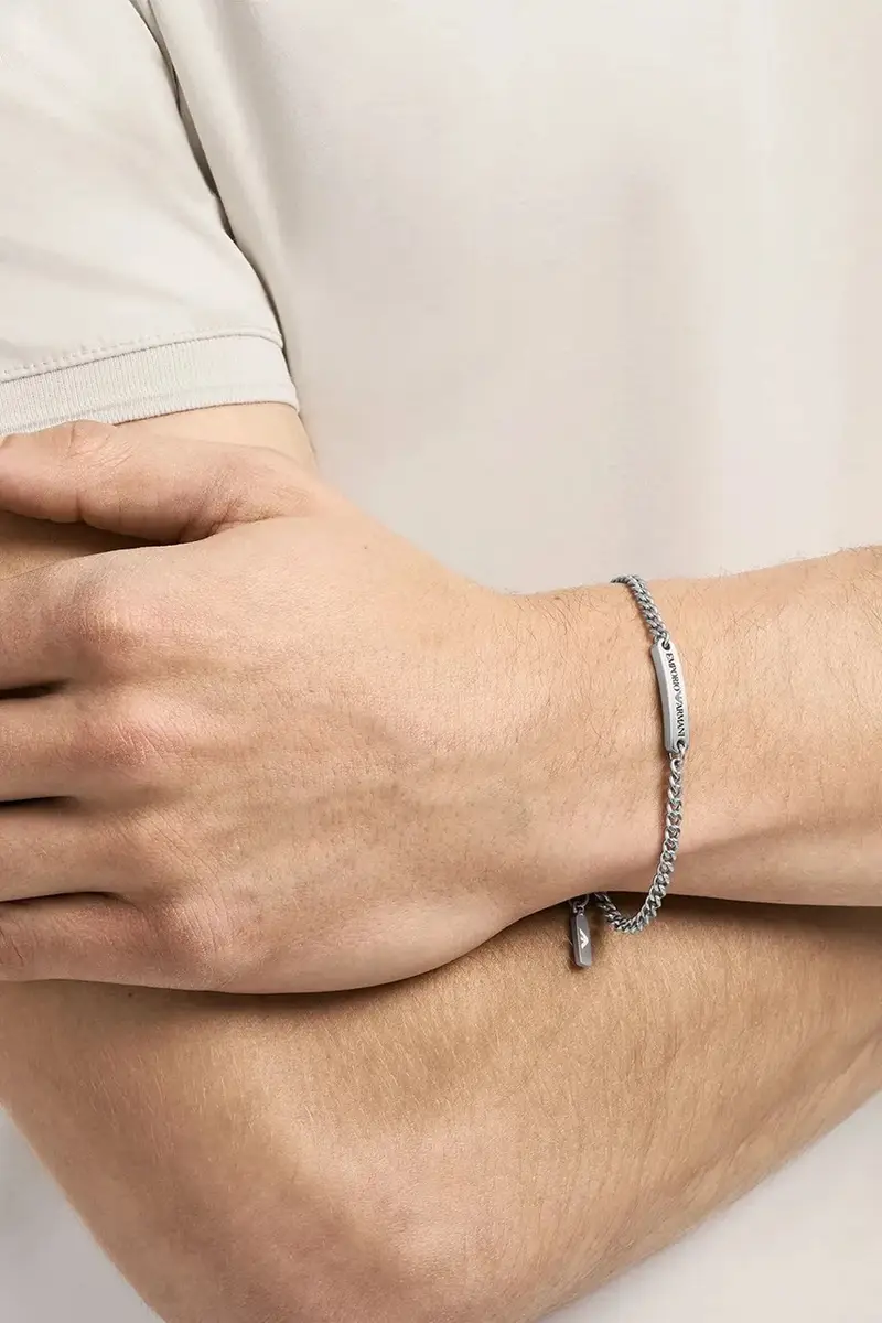 braccialetto uomo EGS3189040 Argento miniatura 3