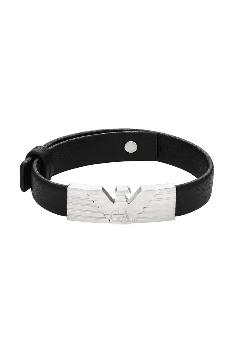 braccialetto uomo Nero