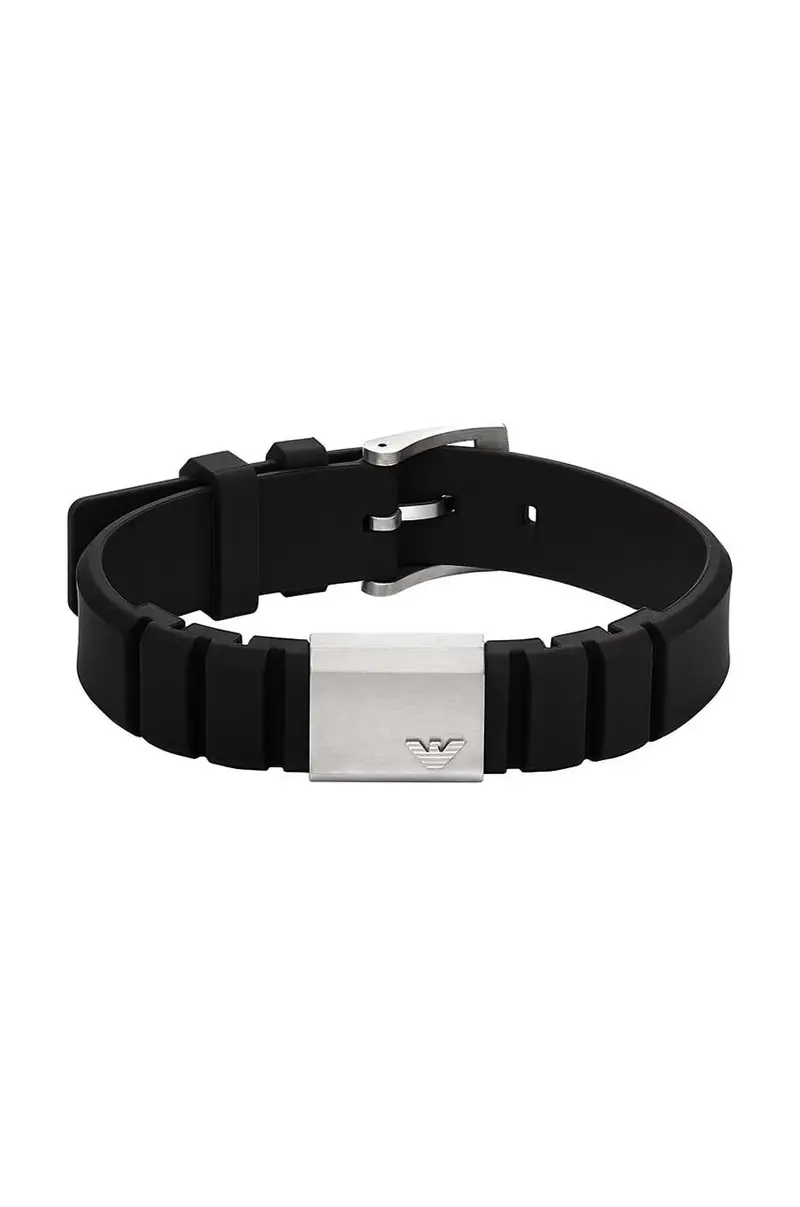 braccialetto uomo Nero