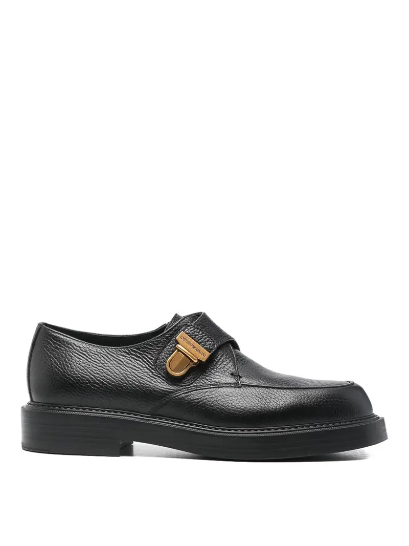 Brogue in pelle Nero