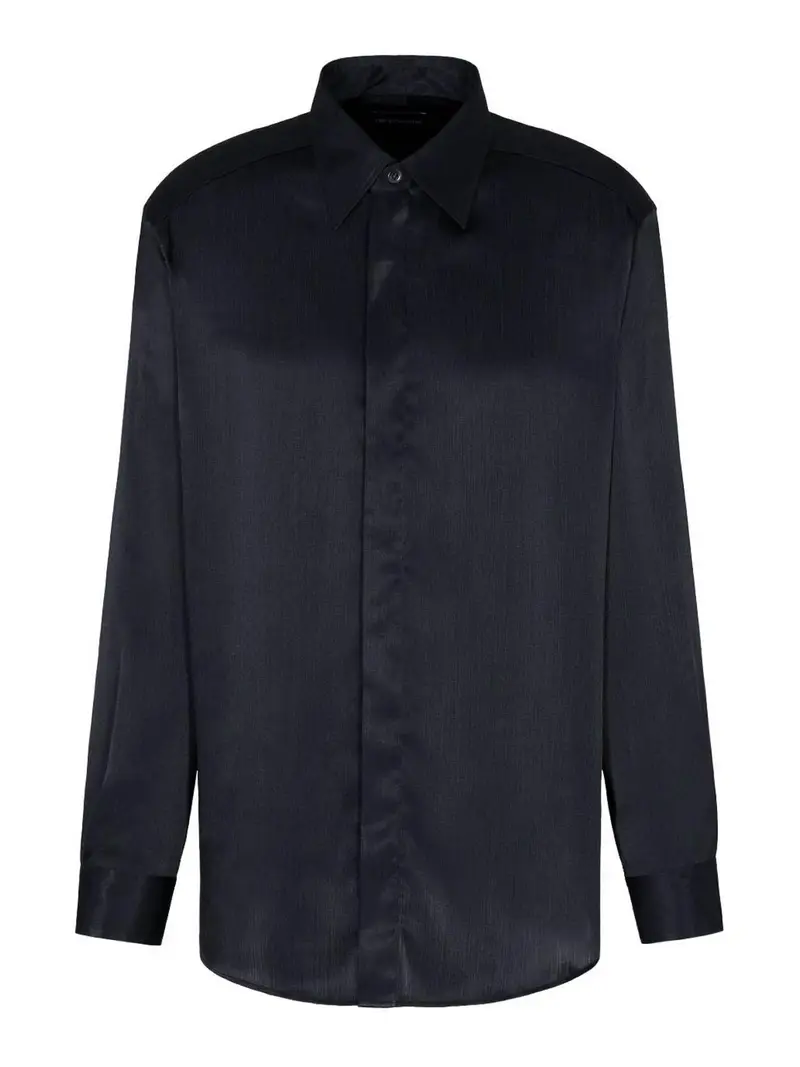 Camicia classica Nero