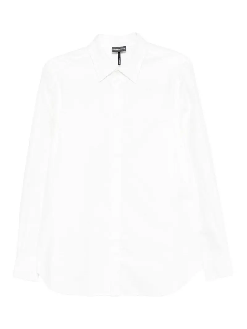 Camicia di cotone Bianco