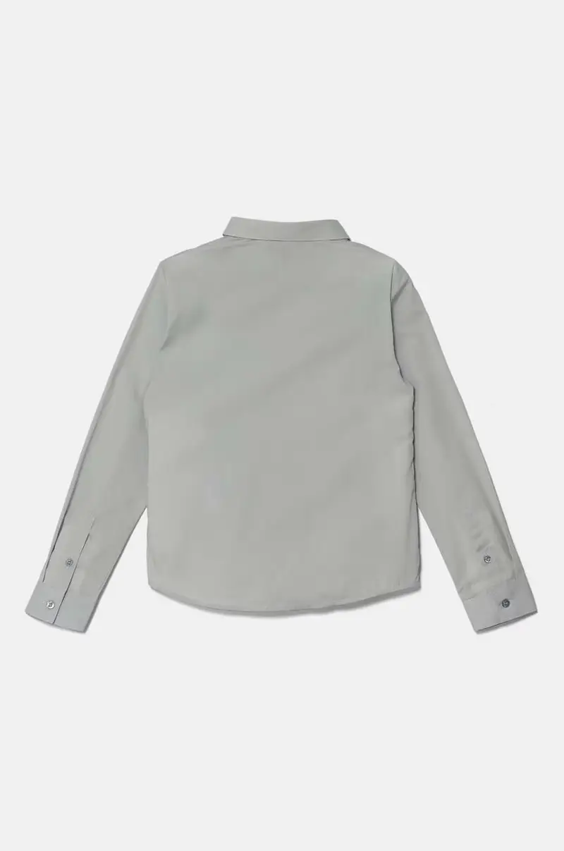 camicia di cotone per bambini Blu miniatura 2