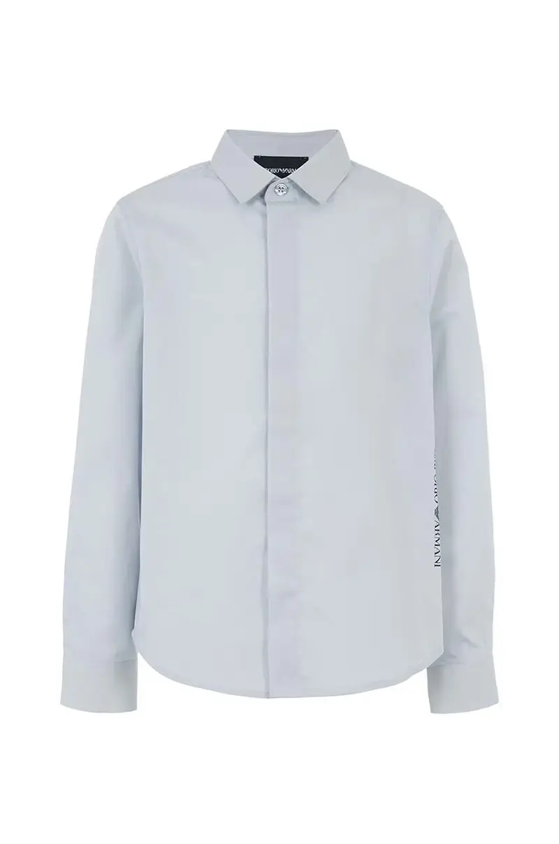 camicia di cotone per bambini Blu