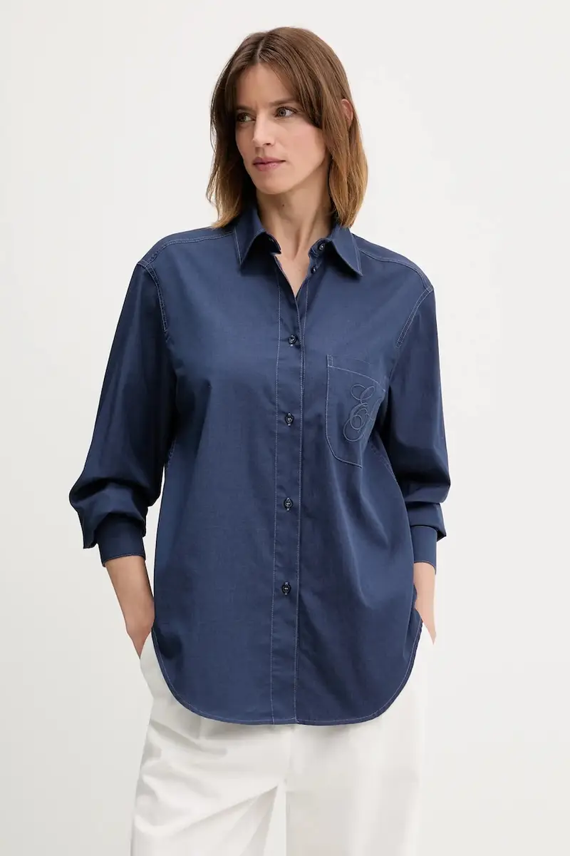 camicia donna colore blu navy EW000739 AF12432