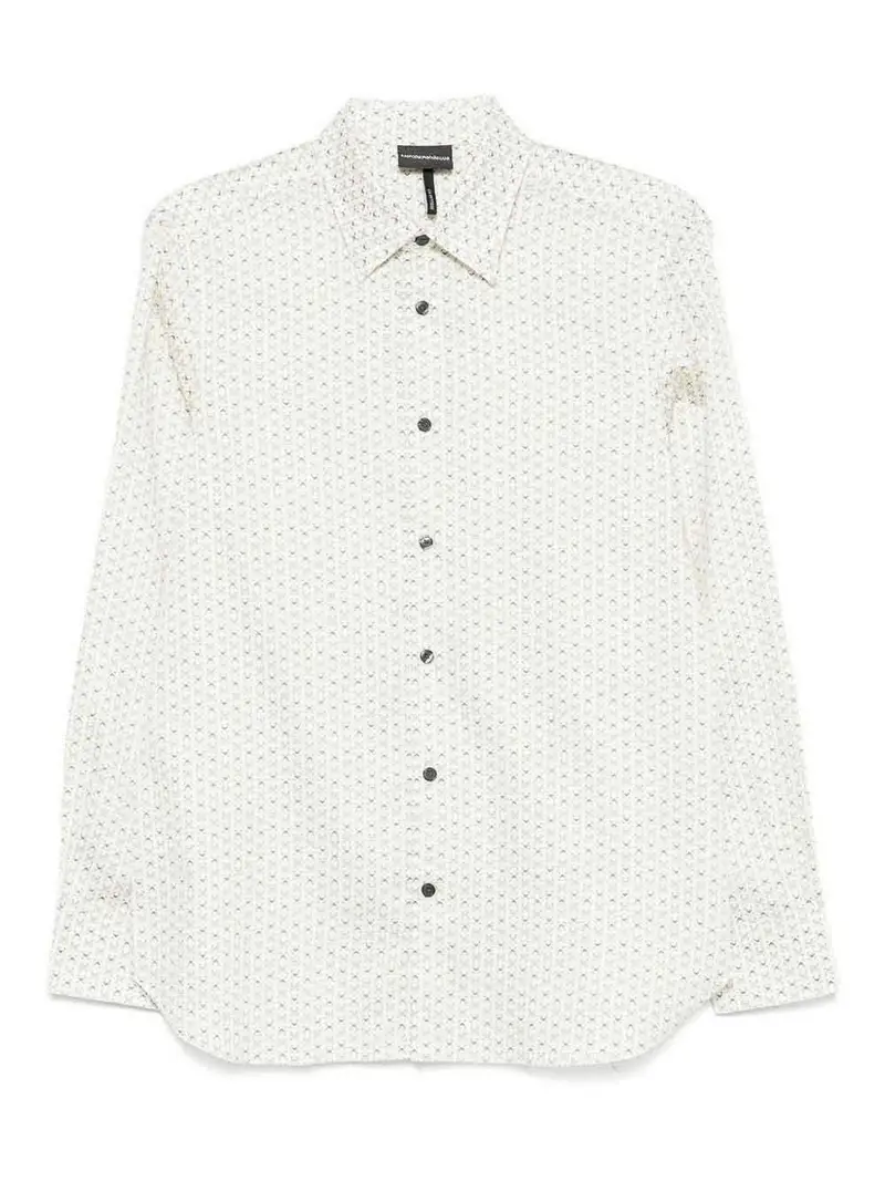 Camicia in cotone Bianco