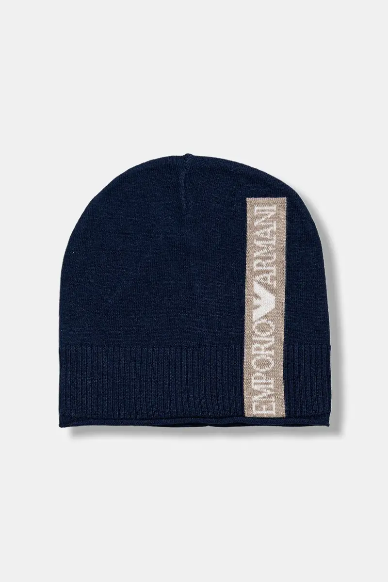 cappello e sciarpa con aggiunta di cotone bambini colore blu navy EB000811 AF17340 miniatura 2