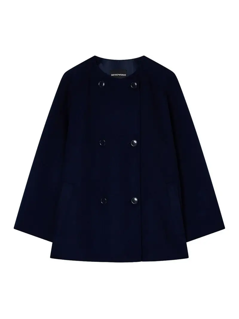 Cappotto di lana Blu