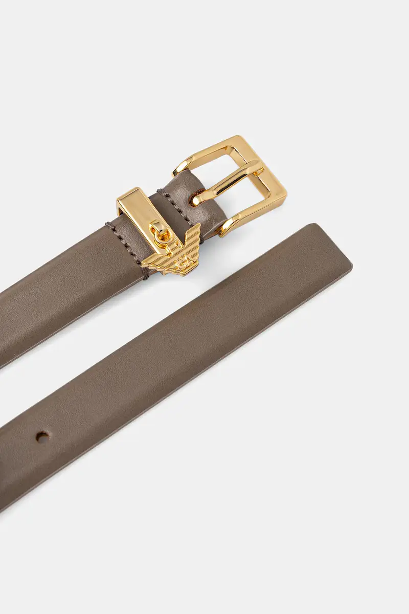 cintura in pelle donna colore verde EW002024 AF16227 miniatura 2