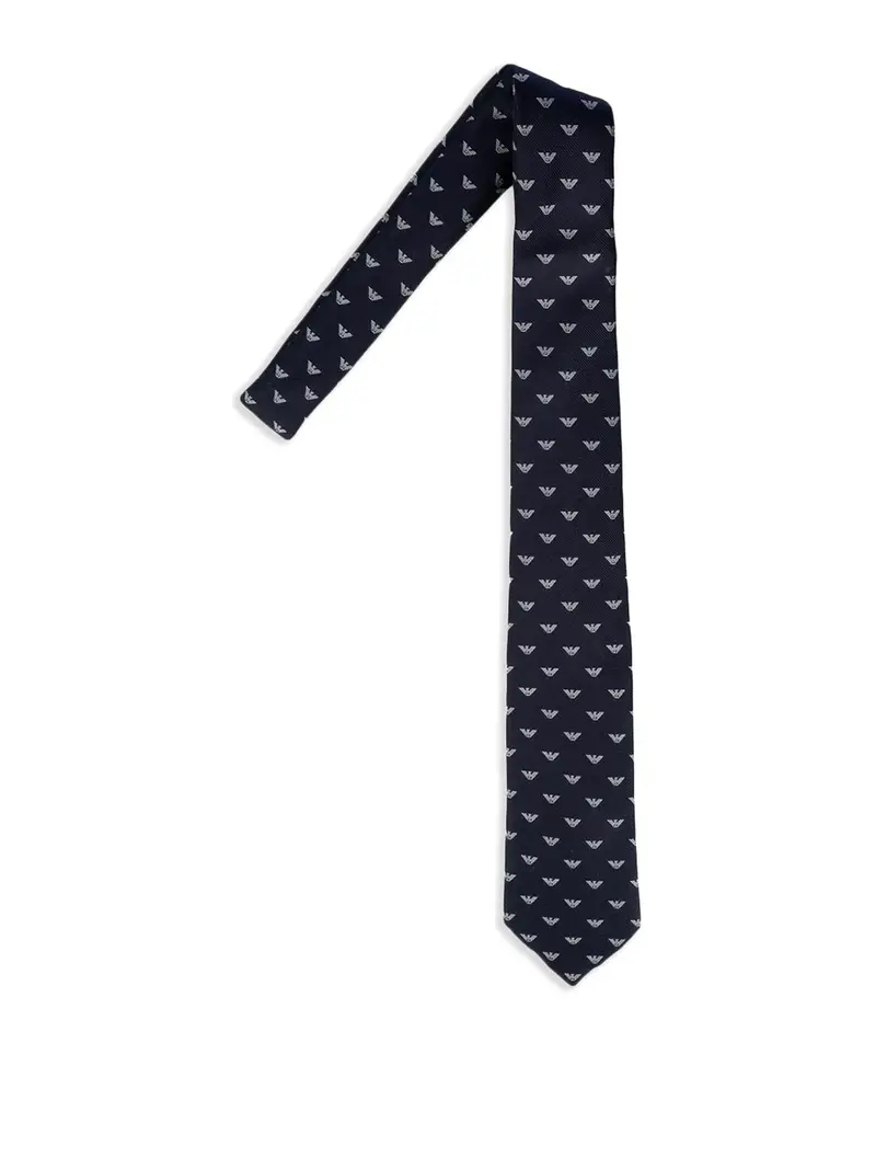 Cravatta di seta Blu