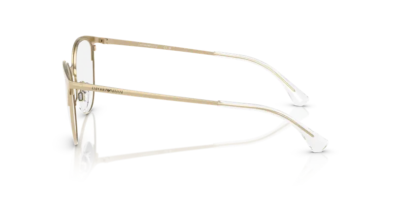 Emporio Armani Donna EA1087 3013 Montature da vista Metallo Oro Trasparente Cat Eye Normale miniatura 3