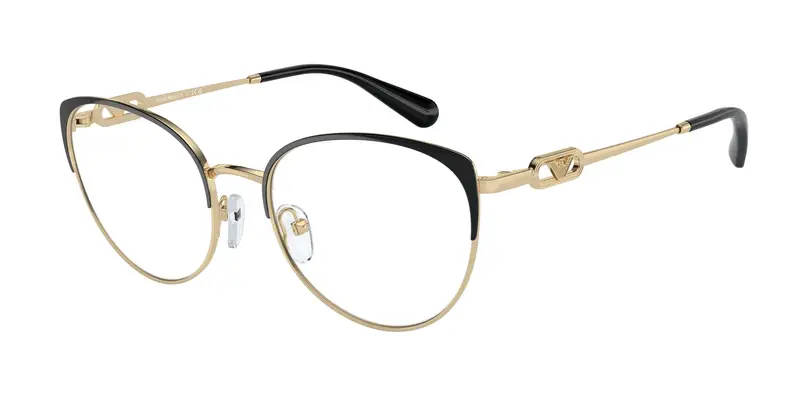 Emporio Armani Donna EA1150  3014 Montature da vista Metallo Oro Trasparente Cat Eye Normale