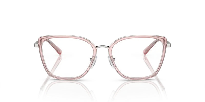 Emporio Armani Donna EA1152 3364 Montature da vista Metallo Argento Trasparente Cat Eye Normale miniatura 2
