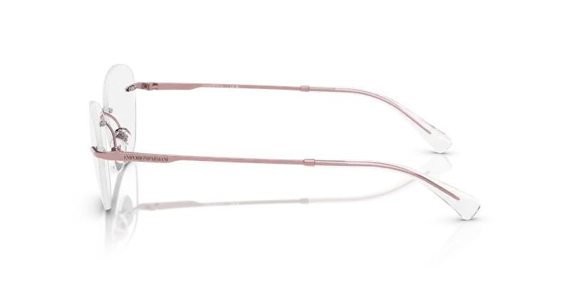 Emporio Armani Donna EA1167 3390 Montature da vista Metallo Rosa Trasparente Pantos Normale miniatura 3