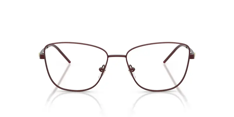 Emporio Armani Donna EA1172 3401 Montature da vista Metallo Rosso Trasparente Geometrica Normale miniatura 2