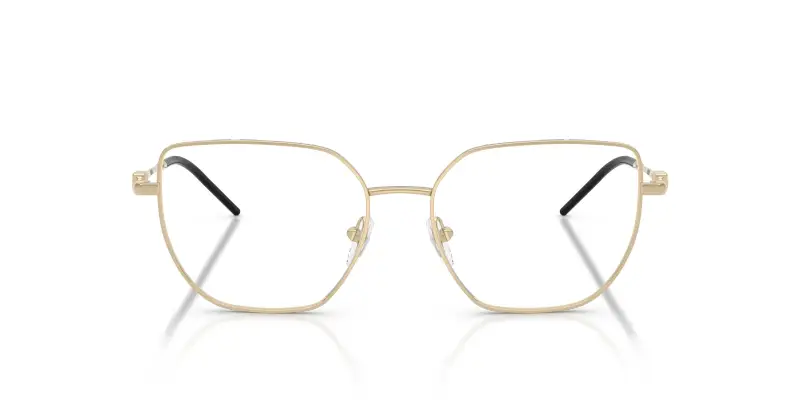 Donna EA1176 3013 Montature da vista Metallo Oro Trasparente Geometrica Normale miniatura 3