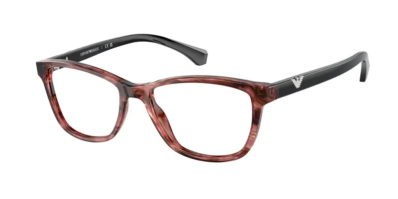 Emporio Armani Donna EA3099  5553 Montature da vista Acetato Rosa Trasparente Cat Eye Normale