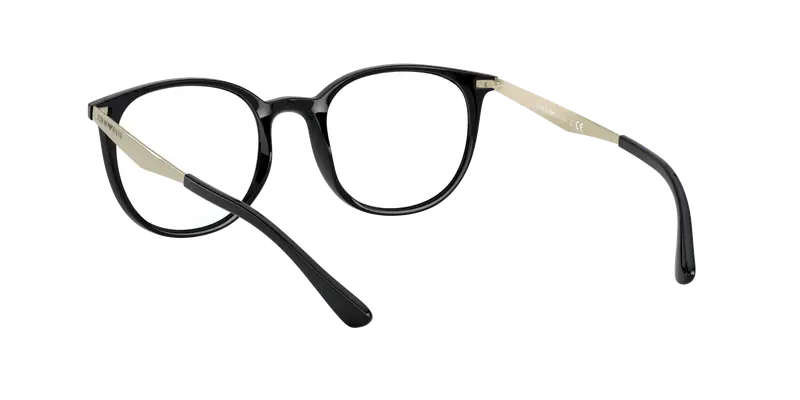 Emporio Armani Donna EA3168 5001 Montature da vista Iniettato Nero Trasparente Pantos Normale miniatura 3