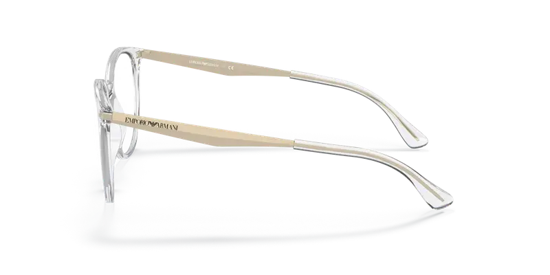 Emporio Armani Donna EA3168 5371 Montature da vista Iniettato Trasparente Trasparente Pantos Normale miniatura 3